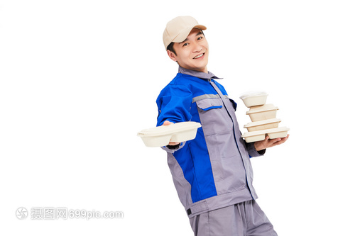 送餐的外賣(mài)人員 城市中的流動(dòng)與溫度